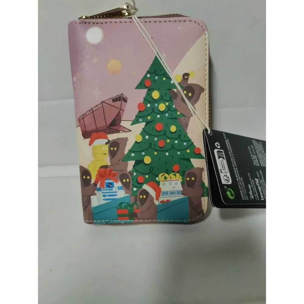 Copied - Loungefly Star Wars Jawa Xmas Tree Wallet Brown - Picture 3 of 12